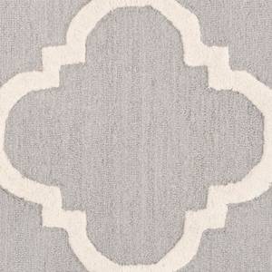 Wollteppich Clark Grau - Textil - 150 x 1 x 245 cm