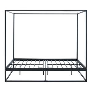 Lit à baldaquin Kristianstad et matelas Largeur : 145 cm