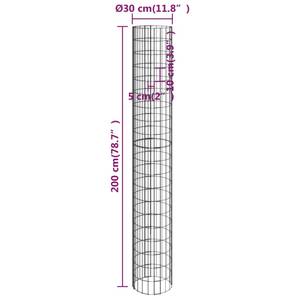 Gabionen-Hochbeet 3013582 (3er Set) Höhe: 200 cm