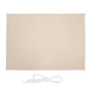 Voile d'ombrage rectangulaire beige Beige - Argenté - Métal - Textile - 350 x 1 x 250 cm