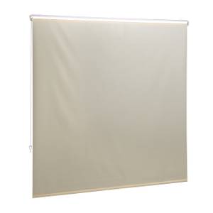 Duschrollo beige Breite: 160 cm