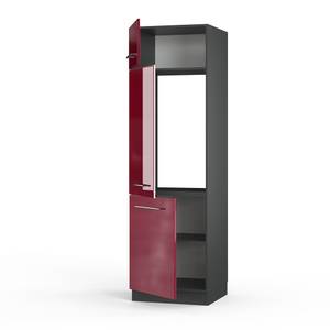 Armoire pour frigo Fame-Line 35569 Anthracite - Bordeaux brillant