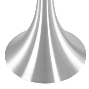 Dekorative Tischleuchte Ancilla Verre dépoli / Aluminium - 1 ampoule