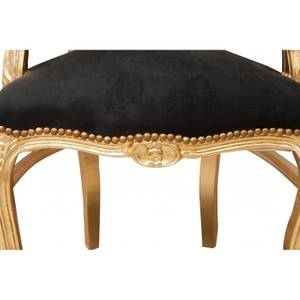 Fauteuil Doré - LOUIS XVI Noir