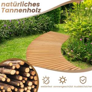 Gartenweg SF6330ZMDE Braun - Holzwerkstoff - 53 x 3 x 216 cm