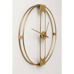 Horloge murale Clip Doré - 60 x 60 x 10 cm