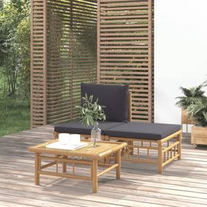 Garten-Lounge-Set 3028342-5 (3-teilig) Dunkelgrau