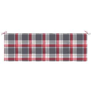 Coussin de banc de jardin Anthracite - Rouge