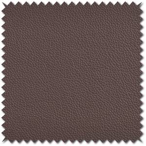 Ecksofa YORK Leder chocolate Relaxfunkt. Ecke davorstehend links - Silber