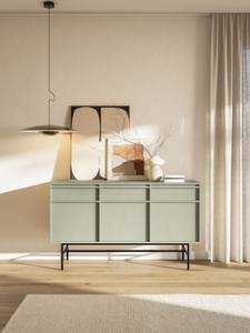 Sideboard mit Metallgestell Evo Grün - Salbei