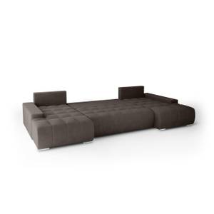 Ecksofa Big Sofa Eckcouch DEIA U Form Braun