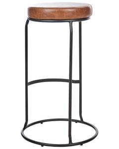 Tabouret de bar MILROY Noir - Marron