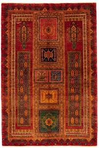 Tapis Kashkuli LIX Rouge - Textile - 143 x 1 x 216 cm