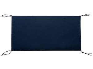 Gartenbank BALTIC Blau - Weiß - Massivholz - 121 x 90 x 68 cm