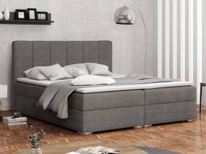 Boxspringbett Doppelbett Norrby Bett Grau - Breite: 160 cm