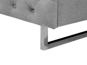 3-Sitzer Sofa VISSLAND Grau - Hellgrau - Silber