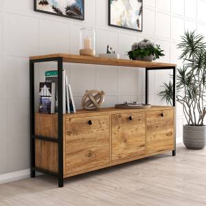 Sideboard Nero Beige - Holzwerkstoff - 30 x 75 x 120 cm