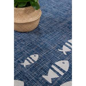 Tapis intérieur extérieur BLUE FISH 200 x 280 cm