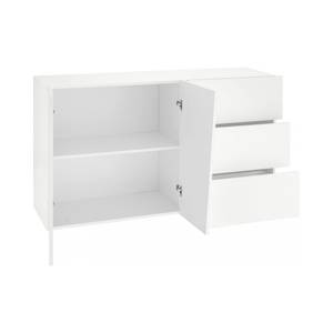 Placard Italo Blanc brillant Blanc