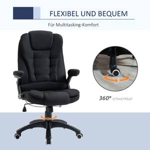 Bürostuhl 921-416BK Schwarz - Textil - 72 x 120 x 65 cm