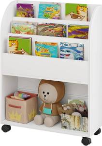 Bücherregal für Kinder Amelia Weiß - Holzwerkstoff - 60 x 85 x 24 cm