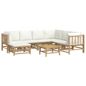 Garten-Lounge-Set 3028492-24 (8-teilig) Braun - Cremeweiß - Weiß