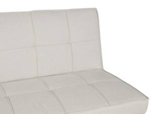 3-Sitzer Sofa HASLE Beige - Schwarz - Creme