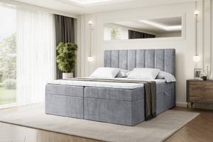 Boxspringbett OTTA Grau - Breite: 120 cm - H3