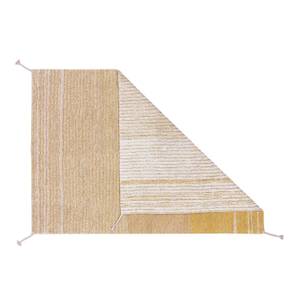 Tapis réversible 16254 Jaune - Fibres naturelles - Textile - 120 x 2 x 160 cm