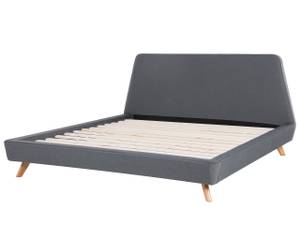 Doppelbett VIENNE Dunkelgrau - Grau - Eiche Hell - Breite: 200 cm