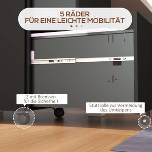 Aktenschrank 924-070V00BK Braun - Metall - 44 x 68 x 37 cm