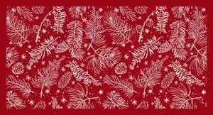 Küchenläufer Rot - Textil - 52 x 1 x 100 cm