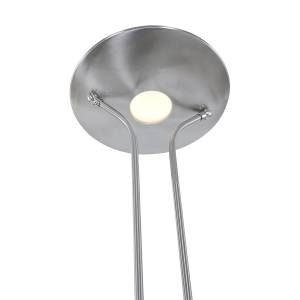 LED-Stehleuchte Mexlite 2-flammig Nickel matt