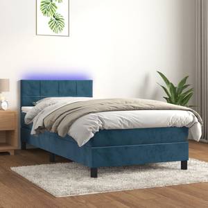 Boxspringbett 3017268-7 Dunkelblau - 90 x 203 cm