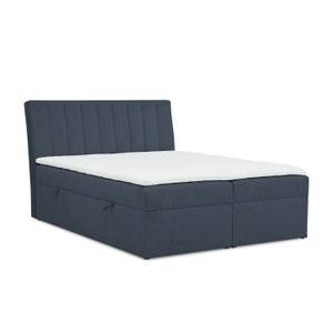 Boxspringbett Liberty Pocket Visco Blau - Breite: 140 cm