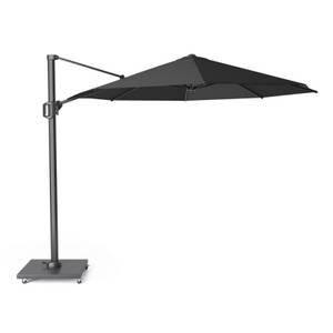 Parasol déporté rond 3,5 m gris Anthracite