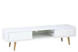 Emmie Tv Tisch Weiß - Holzwerkstoff - 180 x 46 x 45 cm