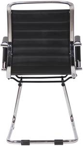chaise salle à manger Balve Lot de 2 Noir - Cuir synthétique - 57 x 96 x 60 cm