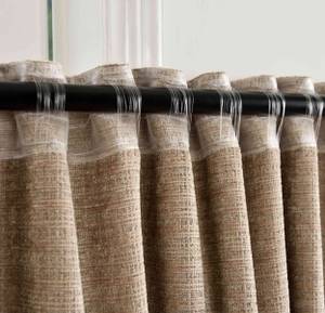 Vorhang Chenille Jacquard Taupe