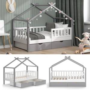 Lit cabane Design 38133 Gris