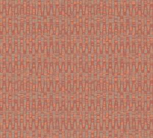 Tapete Abstrakt Rot Orange Greige Beige - Grau - Orange - Rot