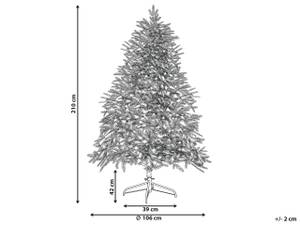 Sapin de Noël FIDDLE 106 x 210 x 106 cm