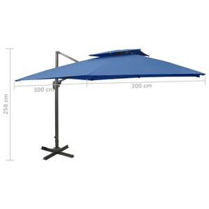 Parasol en porte-à-faux 3007472 Bleu