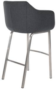 Tabouret de bar Monea Gris - Argenté