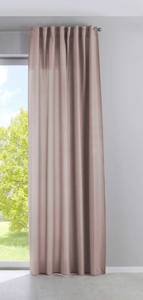 Vorhange Cationic Seidenmatt Landhaus Taupe - 140 x 225 cm