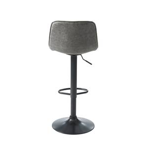 Lot de 2 tabourets de bar TOM Gris