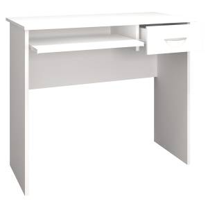 Schreibtisch Auszug Schublade Arusa Weiß - Holzwerkstoff - 85 x 75 x 50 cm