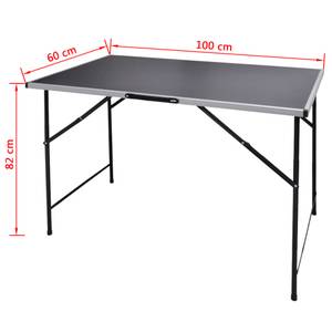 Table à coller (lot de 3) 140735 Noir - Bois manufacturé - Métal - 60 x 82 x 100 cm