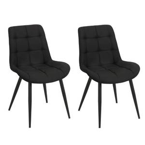 Lot de 2 chaises - JAELLE Noir