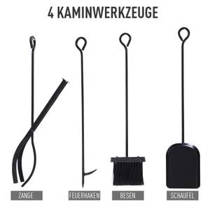 Kaminholzregal 842-129 Braun - Metall - 33 x 76 x 84 cm